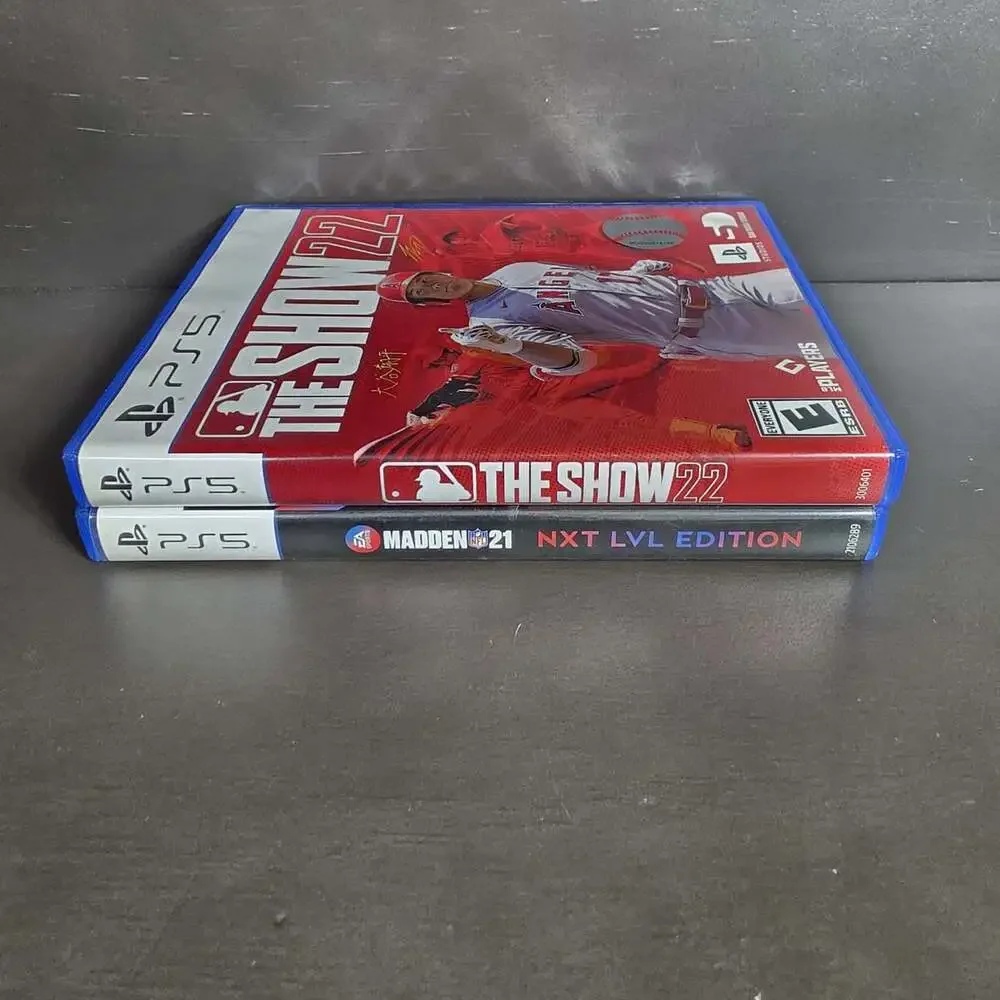Lot Of 2 PS5 Games The Show 22 And Madden 21 Ganes Next Level Edition